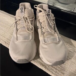 On Cloud Women's Lightweight Sneakers in Cream